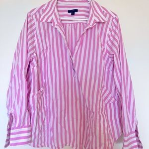 j.crew striped pullover top